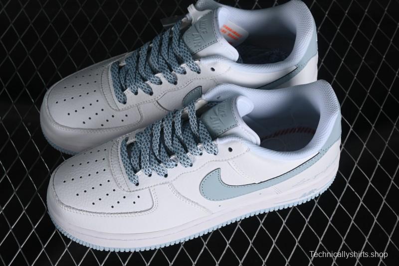 Nike Nocta x Nike Air Force 1 '07 Low "Certified Lover Boy" Ice Blue Classic Low-Top Casual Sneakers - LO1718-061