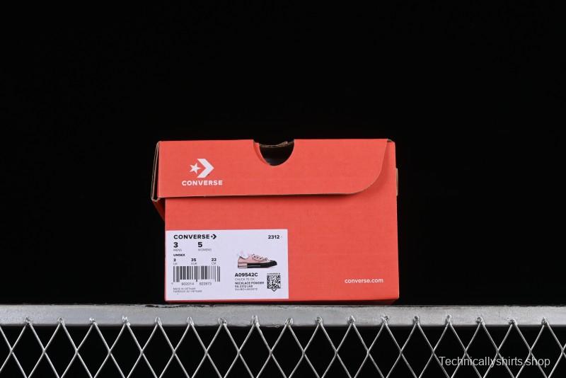 Converse Chuck 70s Low-Top Casual Sneakers with Black-Pink Chain Design - A09542C