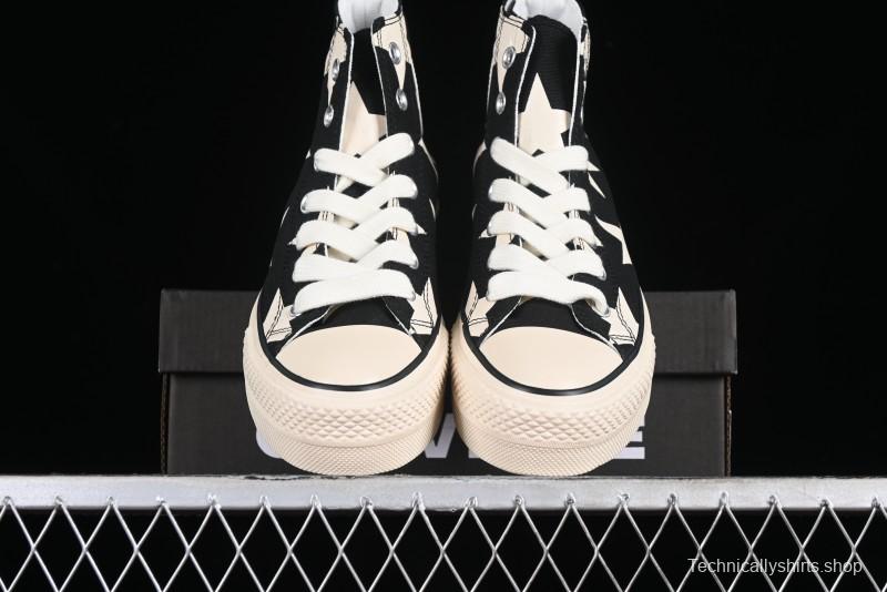 Converse All Star Lift High Top Platform Sneakers with Star Print - A09903C
