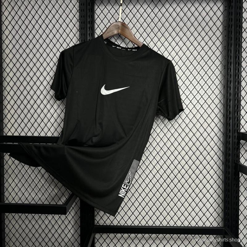 2024 Nike Black Cotton T-shirt #1032