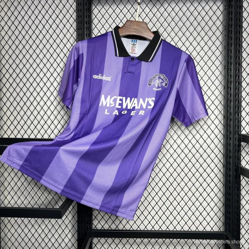 Retro 94/95 Glasgow Rangers Third Purple Jersey