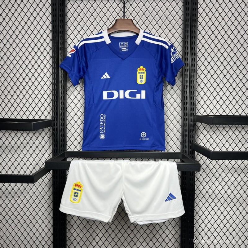 24/25 Kids Real Oviedo Home Jersey