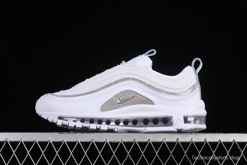 Nike Air Max 97 Retro Running Shoes with Full-Sole Air Cushion - FQ8889-100