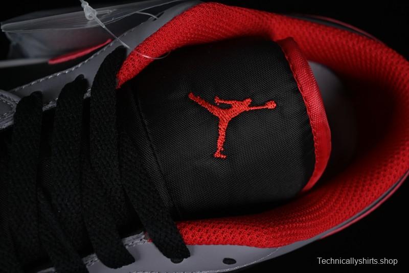 Nike Air Jordan 1 Low AJ1 Cement Grey Low-Top Casual Sneakers - 553558-060