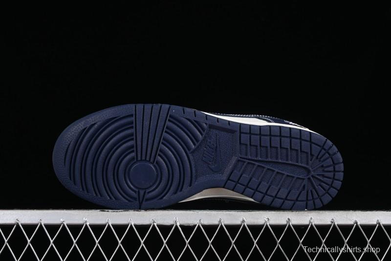 Nike SB Dunk Low Stussy Collaboration - Mark Line Starry Sky Anniversary High-End Custom Low-Top Casual Skate Shoes - BB9898-002