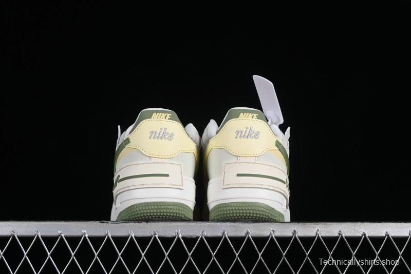 Nike Air Force 1 Shadow Low-Top Sneakers with Lightweight EVA Midsole and Anti-Slip RB Rubber Outsole - FN6335-101