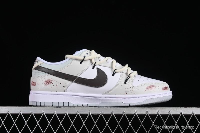 Nike Dunk Low SB 'Neutral' Urban Ruins Skate Shoes with Strap - DV0831-101