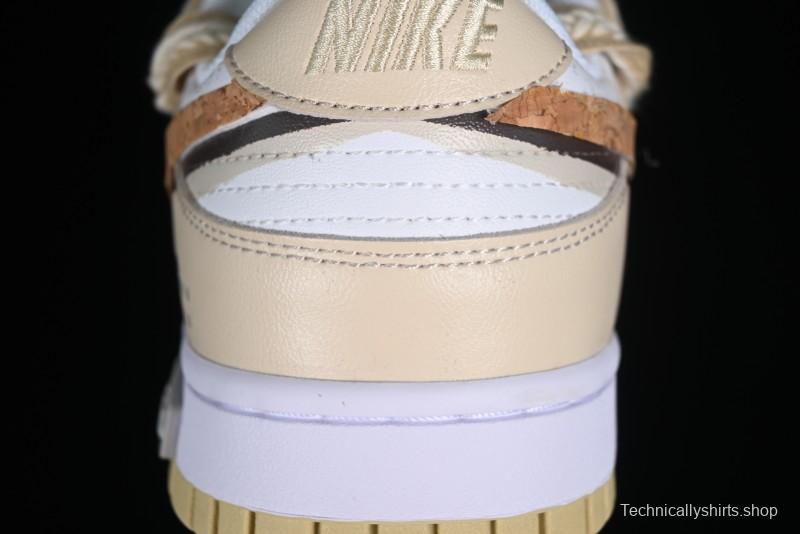 Nike Dunk Low Panda Prank Universe Exploration - Star Exploration Mocha SB Strap Low-top Casual Skate Shoes - DV0833-100