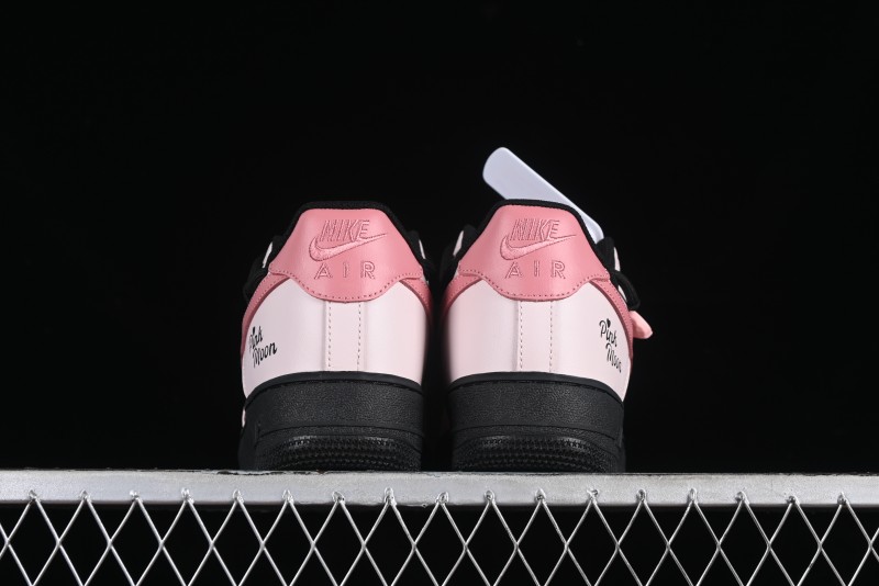 Nike Air Force 1 '07 Low Custom Anime Theme Black Sugar Heart Casual Sneakers with Lace-Up - ZH0316-012