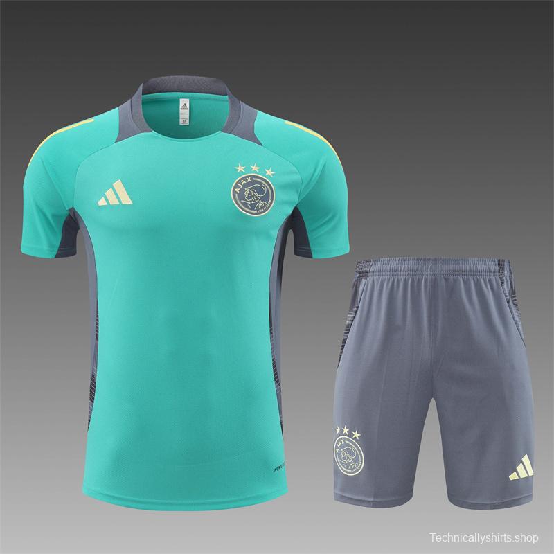 24/25 Ajax Green Short Sleeve Jersey+Shorts