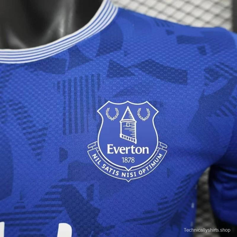 24/25 Player Version Everton Home Jersey