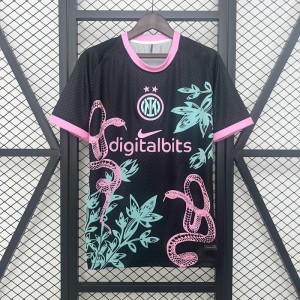 24/25 Inter Milan Black With Pink Snake Jersey