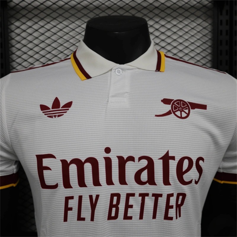 25/26 Player Version Arsenal Special WHITE POLO Jersey