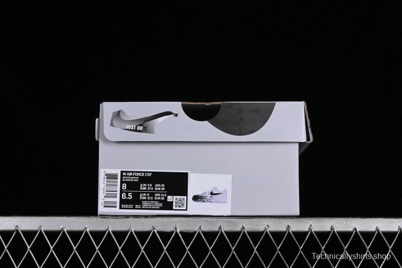 Nike Air Force 1 '07 Low Custom Hand-Painted 2D Industrial Scene Casual Sneakers - 315122-311