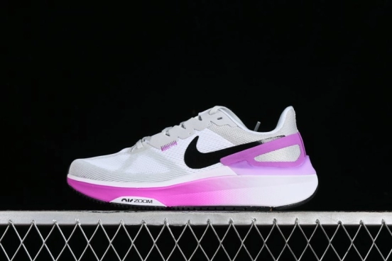 Nike Air Zoom Structure 25 Running Shoes 2024 New Release with Cushioning Anti-Slip Comfort - DJ7884-100