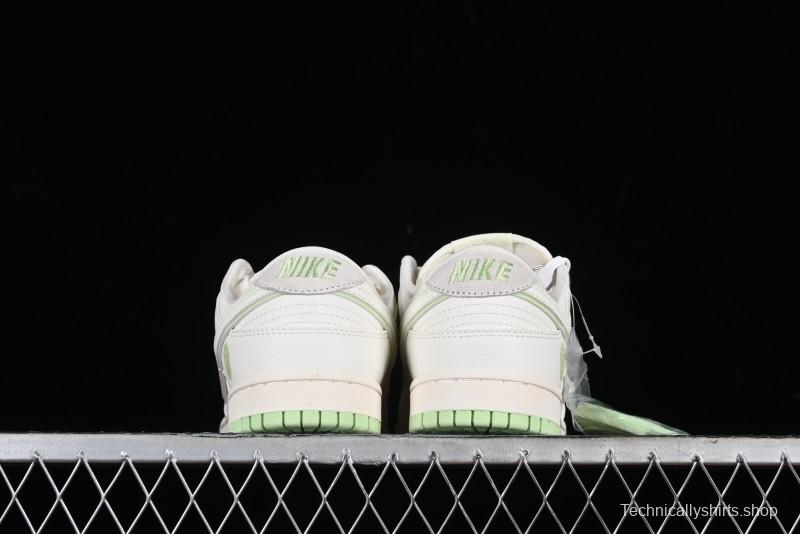 Nike SB Dunk Low Bape Collaboration - Apple Green Anniversary High-End Custom Low-Top Casual Skate Shoes - CF3688-010