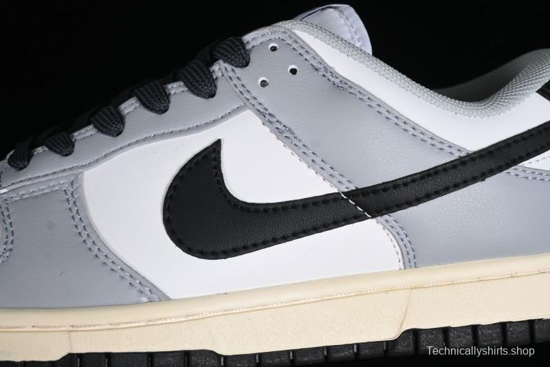 Nike Dunk Low SB Light Smoke Grey White Grey Casual Skate Shoes - DD1503-117