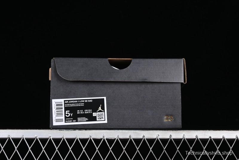 Nike Air Jordan 1 Low Custom Casual Sneakers - HJ3481-491