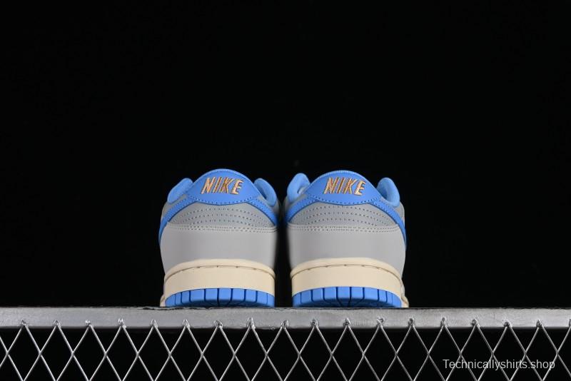 Nike Dunk Low SB "Athletic Department" Grey Blue Leather Skateboarding Shoes - FN7488-133
