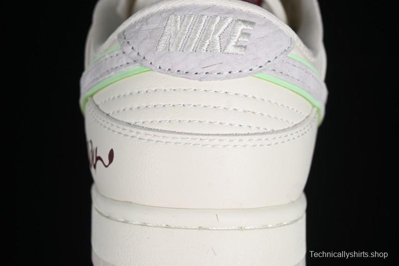 Nike SB Dunk Low Year of the Dragon Limited Edition - White Dragon Anniversary Custom Low-Top Casual Skate Shoes - CF3688-001