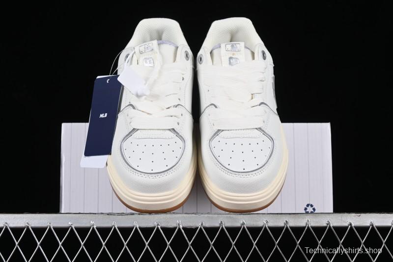 New York Yankees MLB Chunky Runner Basic Lace-Up Lightweight Casual Sneakers - 3ASXCBS4N50IVS