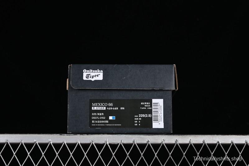 Onitsuka Tiger Mexico 66 Low-Top Leather Sneakers for Casual Running - D507L-0152