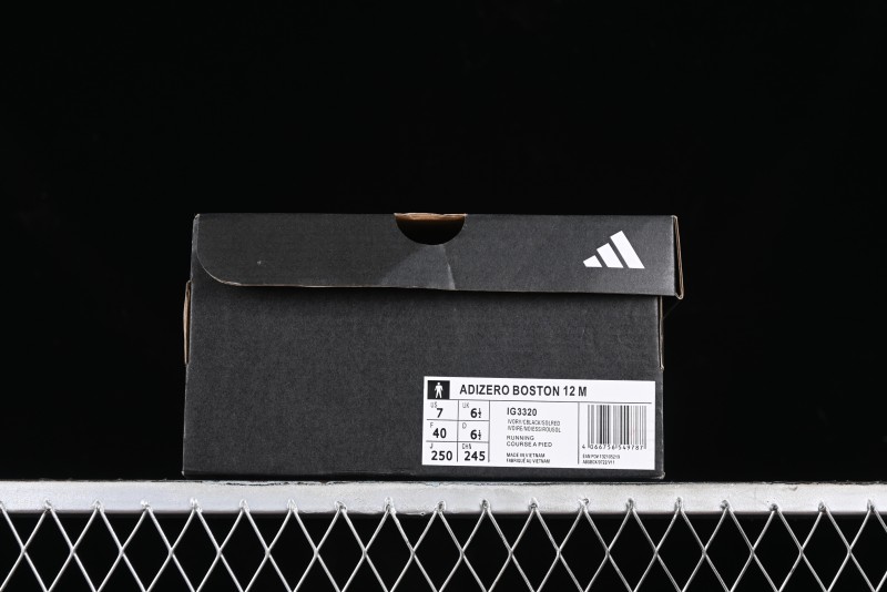 Adidas Adizero Boston 12 M Running Shoes with Lightstrike and Lightstrike Pro Technology - IG3320