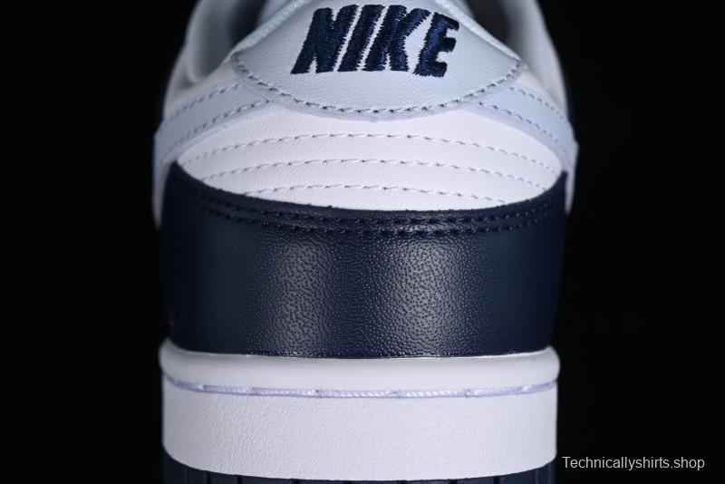 Nike SB Dunk Low Casual Skate Shoes in Black, White, and Blue - FQ8826-100
