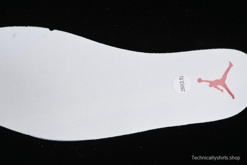 Nike Air Jordan 1 Mid Basketball Shoes in White/Orange/Red - FJ3458-160