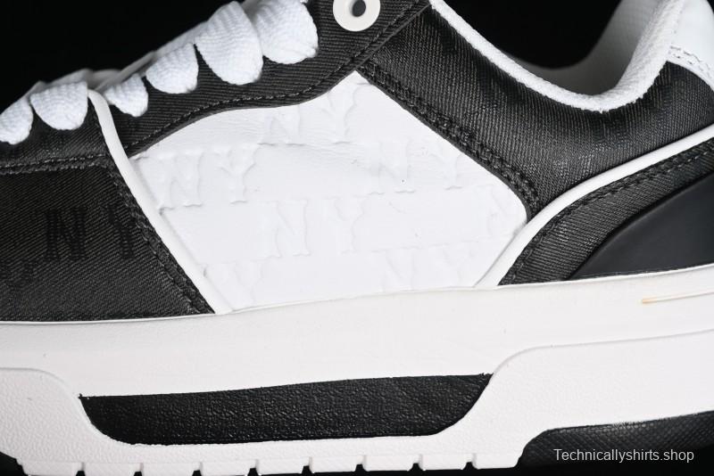 MLB NY Yankees Chunky Liner Classic Monogram Lightweight Platform Sneakers with 6cm Height Boost - 3ASXCMN4N50BKS