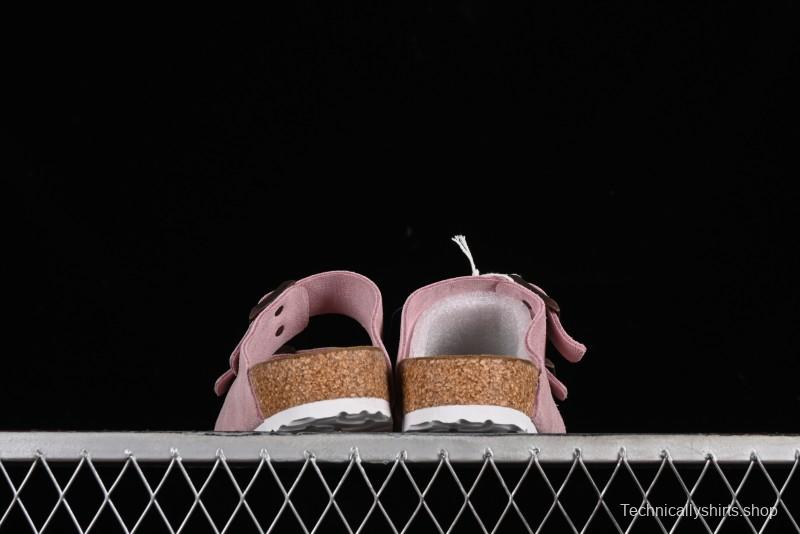 Birkenstock Arizona Soft Footbed Sandals with Suede Leather and Lambswool Lining - G.D4