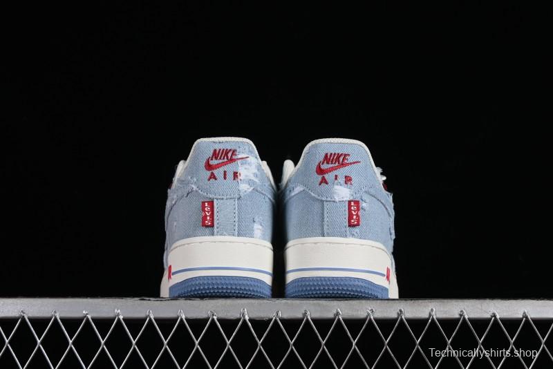 Levi's x Nike Air Force 1 '07 Low Denim Casual Sneakers - CH2211-168