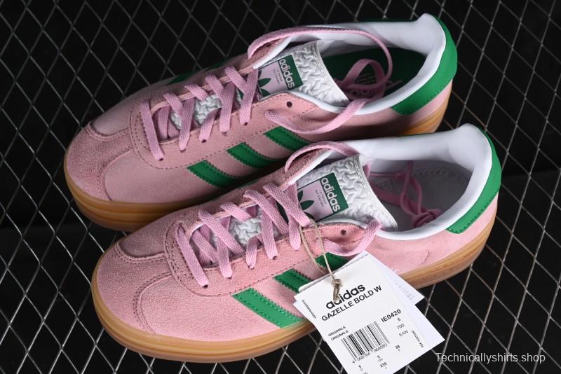 Adidas Originals Gazelle Bold IE0420 Low-Top Sneakers with Thick Sole for Casual Wear - IE0420