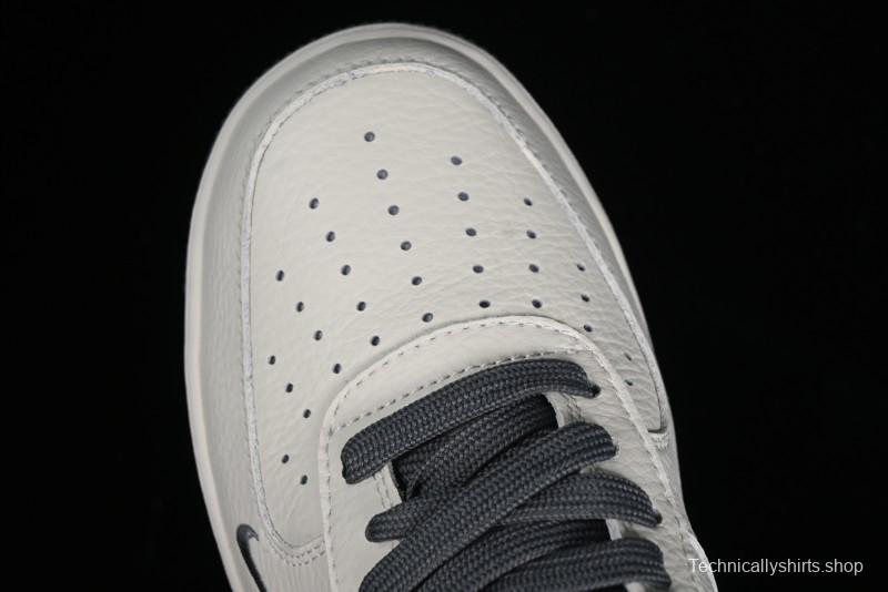 Nike Air Force 1'07 Low "Keep Fresh" Casual Sneakers in Dark Gray with Small Swoosh - BM2023-105