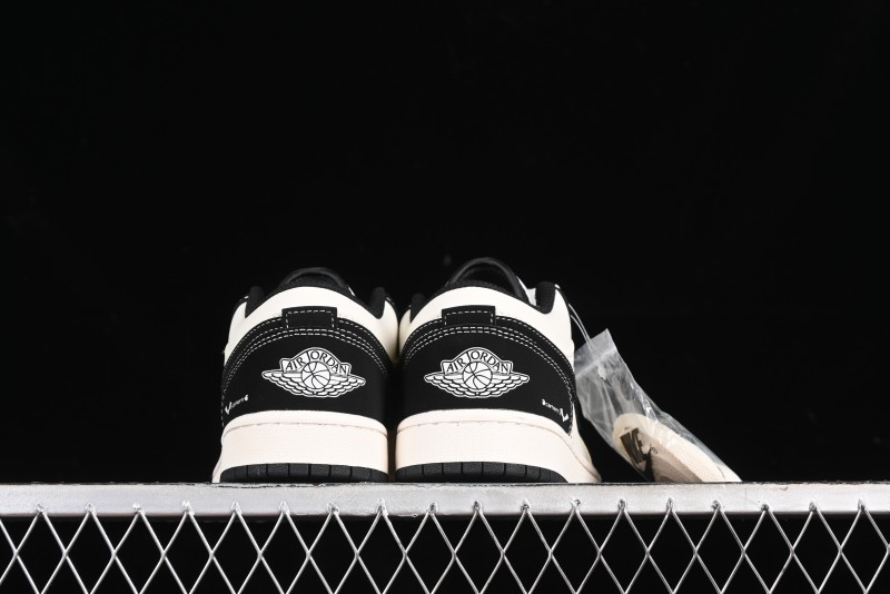 Nike Air Jordan 1 Low AJ1 Marvel Collaboration - Batman Custom High-End Low-Top Basketball Shoes - SJ6650-011