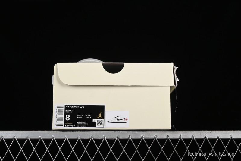 Nike Air Jordan 1 Low AJ1 Retro Basketball Shoes Comme des Garcons Collaboration - SJ9950-014