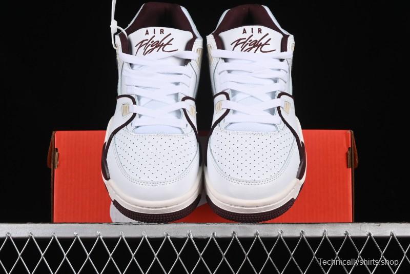 Nike Air Flight 89 Low Basketball Shoes with Air Cushion Technology - FQ8256-100