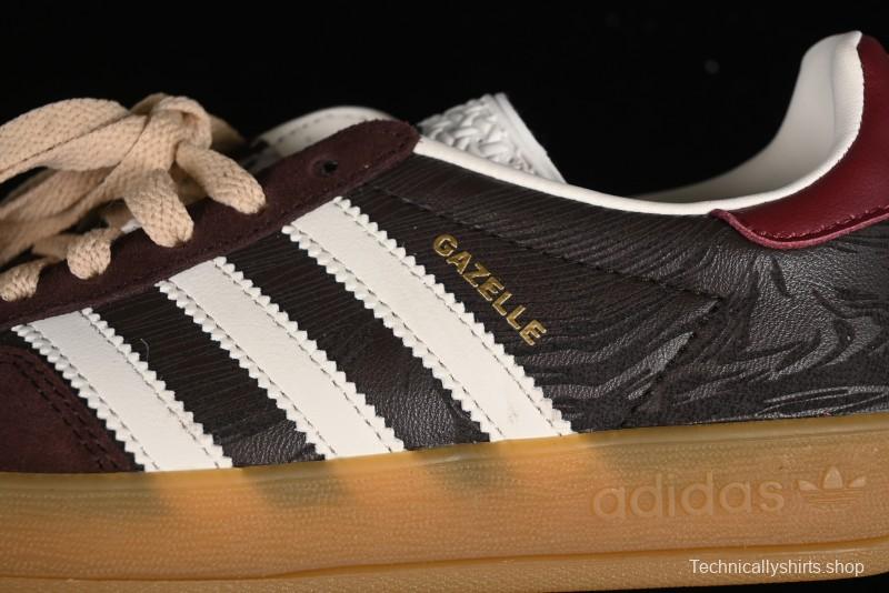 Adidas Originals Gazelle Indoor Retro Casual Slip-Resistant Wear-Resistant Low-Top Sneakers - JP5671