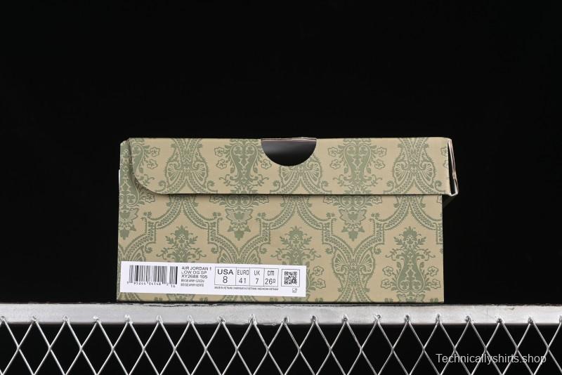 Nike Travis Scott x Fragment Design x Air Jordan 1 Low OG SP AJ1 Low-Top Casual Sneakers - XY2688-105