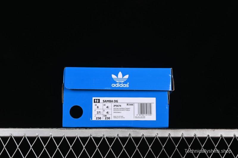 Adidas Originals Gazelle Indoor Retro Casual Anti-Slip Wear-Resistant Low-Top Sneakers - JP5674