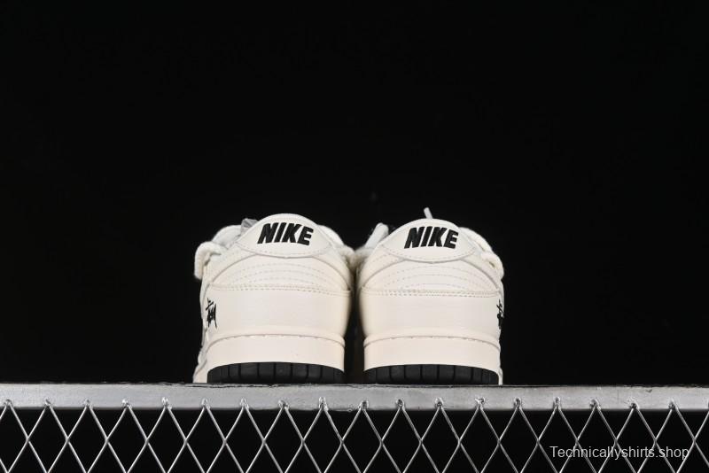 Nike SB Dunk Low Stussy Anniversary Custom Low-Top Casual Sneakers - SJ2068-276