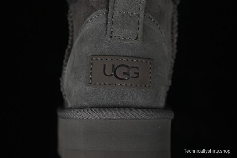 UGG Classic Ultra Mini Platform 3CM Wool Blend Mini Short Boots - 1135092