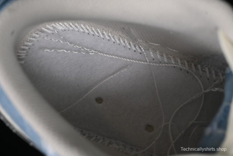 Nike Air Jordan 1 Low MLB Collaboration Retro Blue Denim Custom Basketball Shoes - DC2024-027