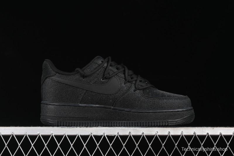 Nike Air Force 1 '07 Low White Black Starry Full Diamond Lace-Up Low-Top Casual Sneakers - ZH0316-032