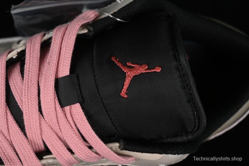 Nike Air Jordan 1 Low Retro Basketball Shoes with Panda Mischief Pioneer Knight Design - 553558-154