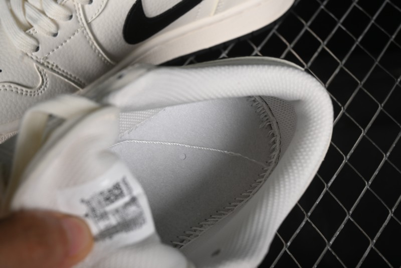 Nike Air Jordan 1 Low AJ1 Stone Island Collaboration - Off White Black Retro Low-Top Basketball Shoes - LJ6688-003