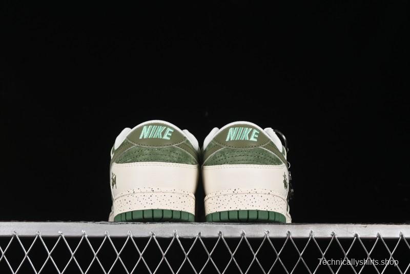 Nike SB Dunk Low Stussy Anniversary Custom Premium Low-Top Casual Sneakers - DQ1098-396