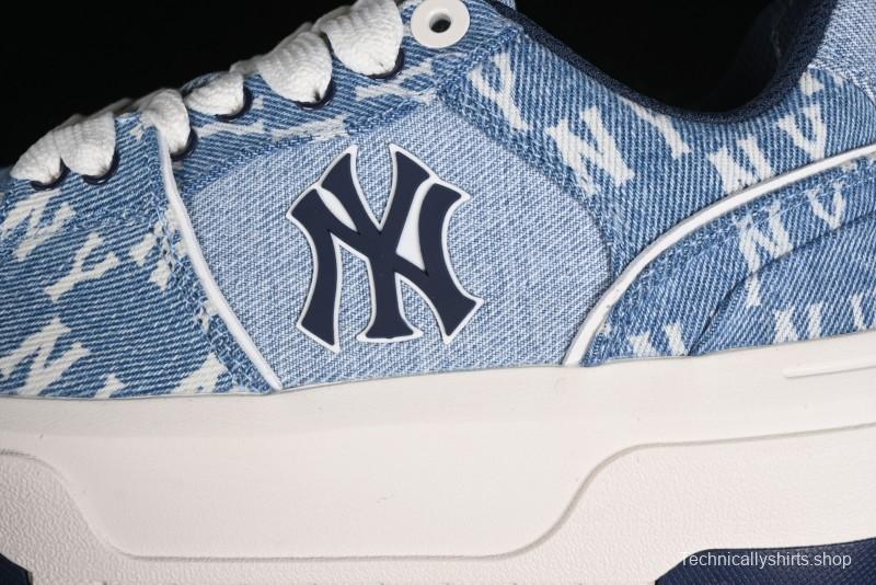 New York Yankees MLB Chunky Liner Denim Basic Platform Sandals - 3ASXCDC4N50BLS