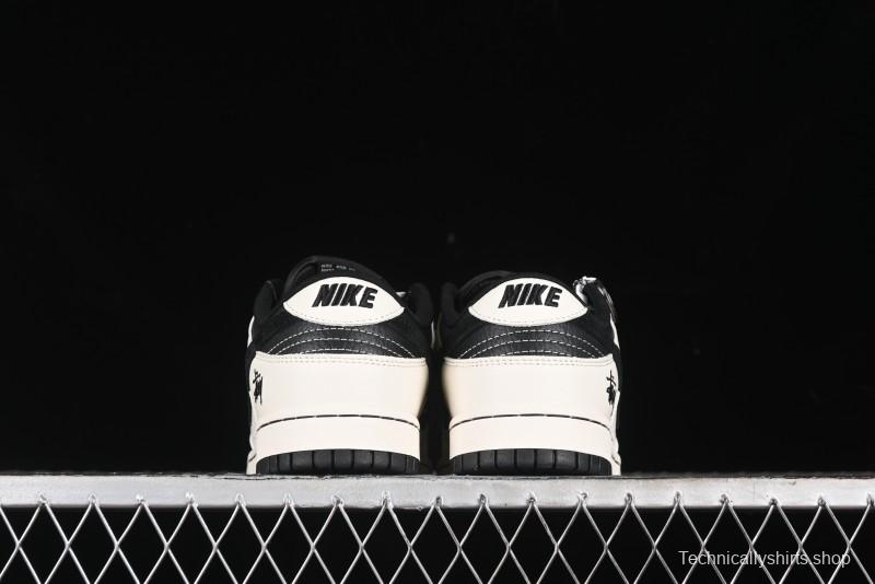 Nike SB Dunk Low Stussy Collaboration - Anniversary High-End Custom Low-Top Casual Sneakers - XY1688-016