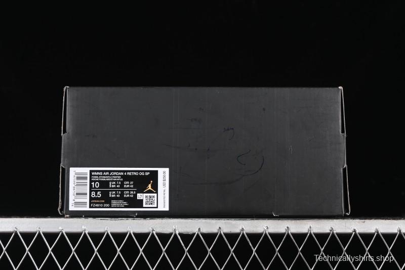 Nike A Ma Maniere x Air Jordan 4 Retro "Fossil Stone" - FZ4810-200